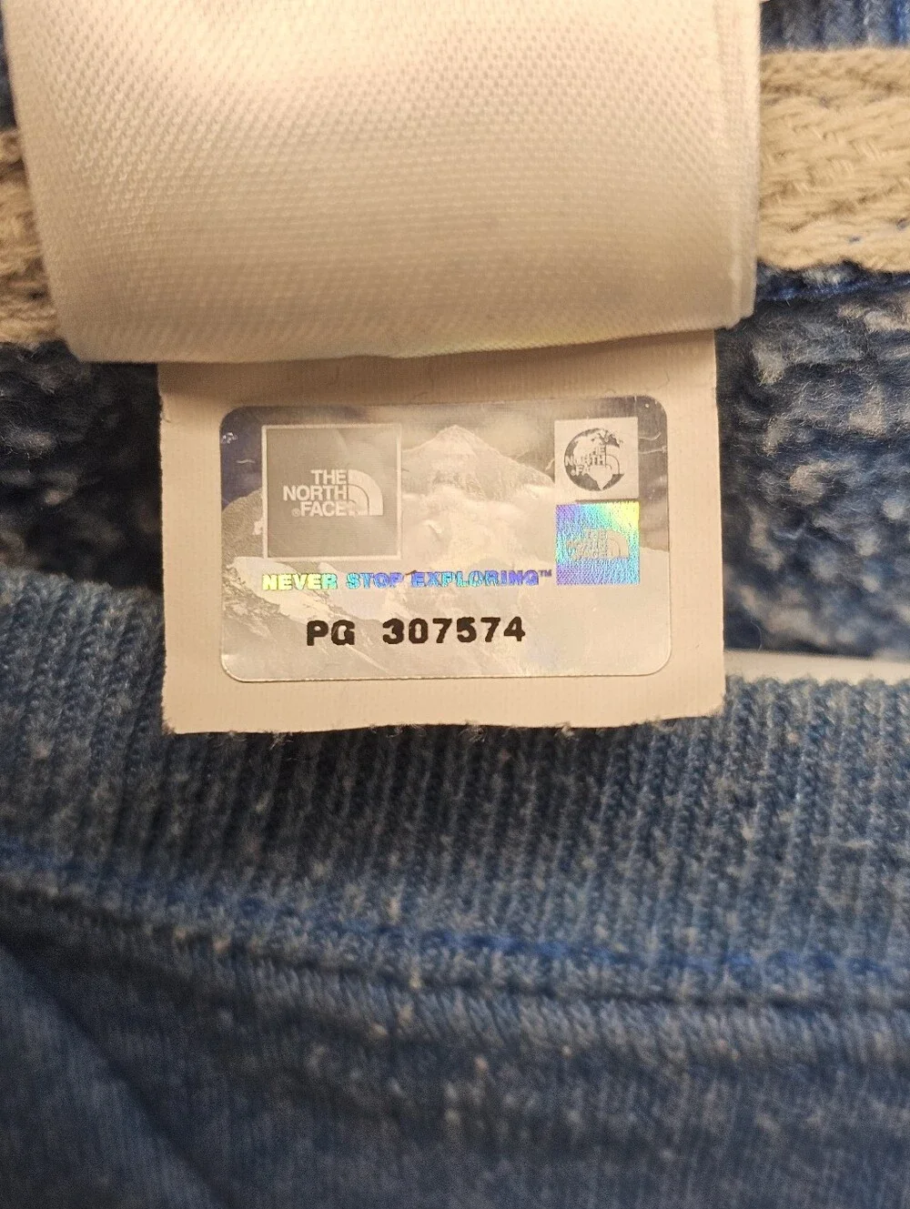 The North Face Men’s XL Crew Neck sweatshirt Gray White Logo
